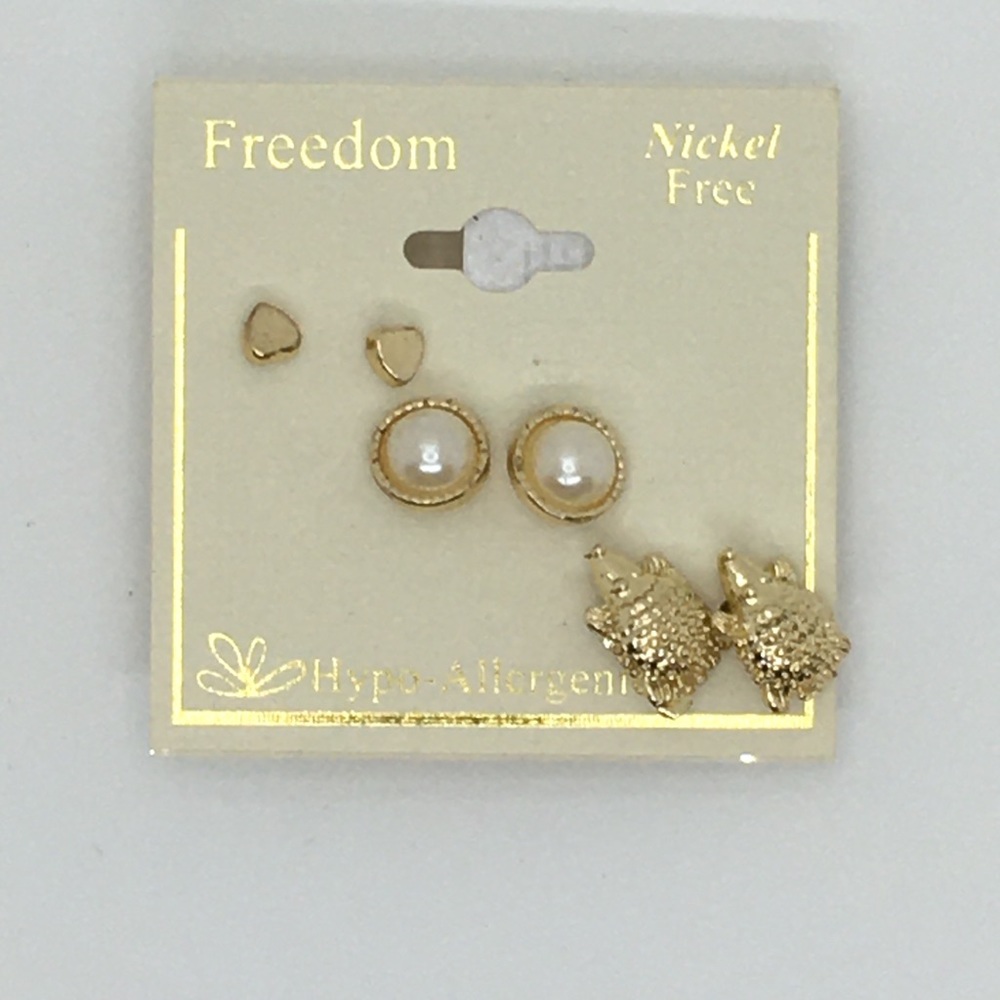 Freedom 3-piece earring set
